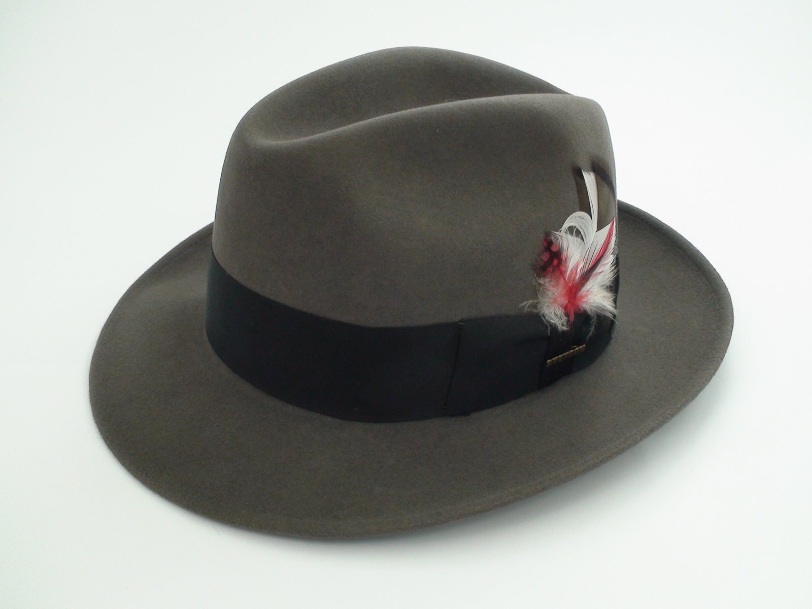 Stetson Royal De Luxe Bogart Caribou Gray Fedora Hat