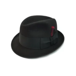 Vintage Premier Quality Knox New York Fedora in Black