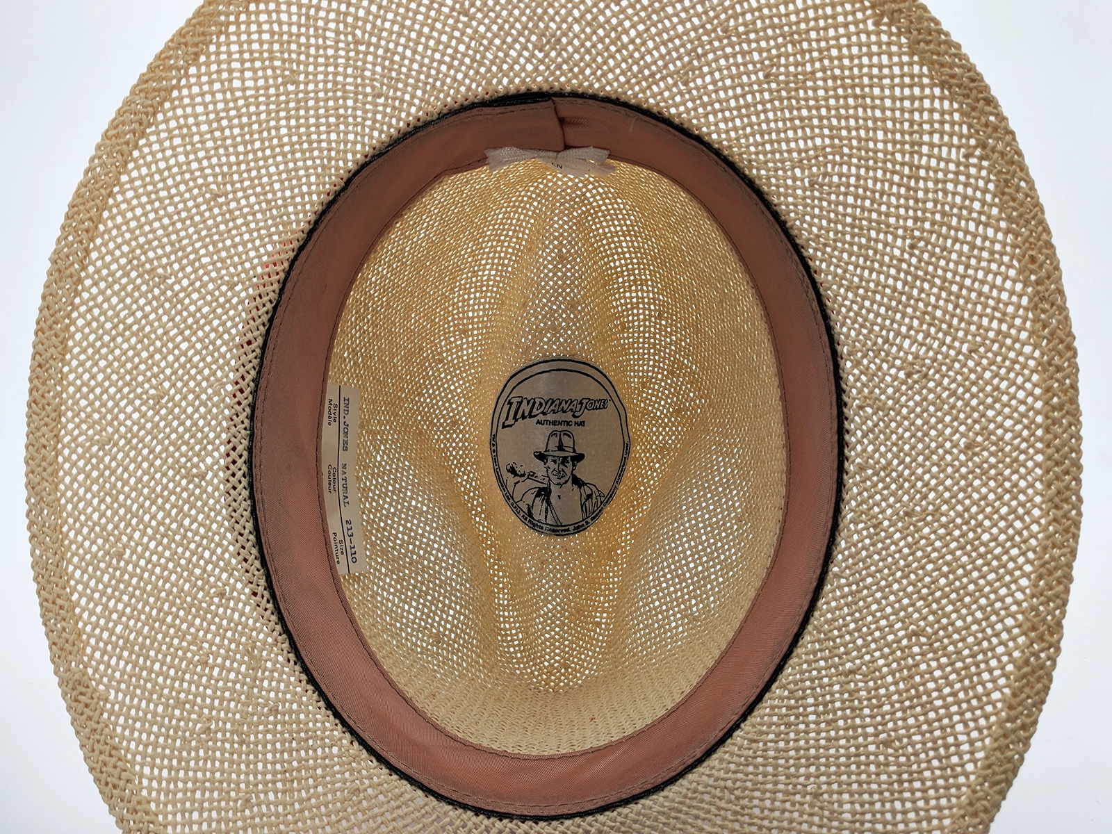 Authentic Vintage Stetson Indiana Jones Straw Panama Hat